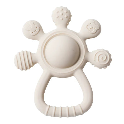 anneau de dentition beige crème