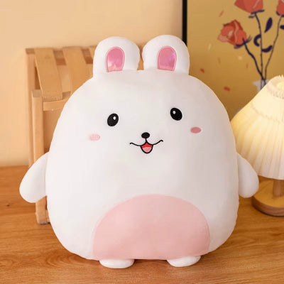 lapin doudou blanc rose