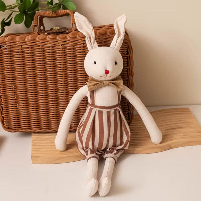 lapin doudou garçon marron