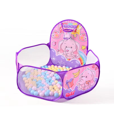 piscine a balle bebe mauve éléphant