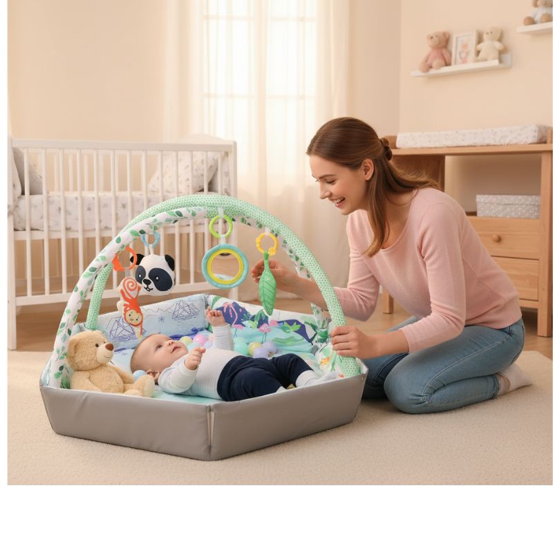 Quel âge mettre bébé sur tapis d'éveil ?
