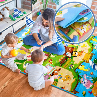 Tapis d'éveil maman heureuse