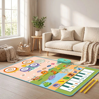 Tapis d'éveil bébé vert