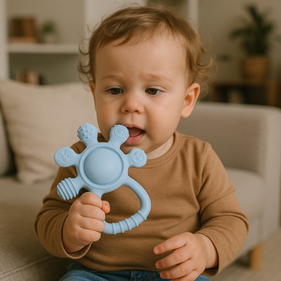 anneau de dentition attire bébé