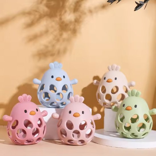 Anneau de dentition bébé poussin