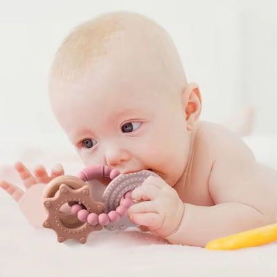 anneau de dentition bébé satisfait