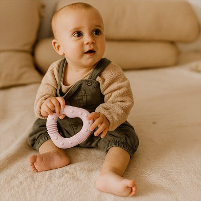 anneau de dentition cœur bebe