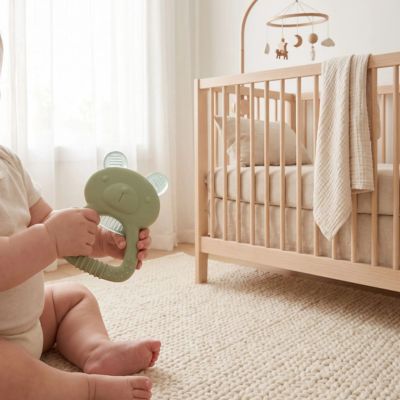 anneau de dentition réfrigéré ourson vert