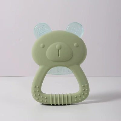 anneau de dentition réfrigéré ourson vert