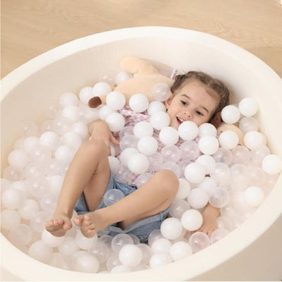 Balle piscine a balle blanche