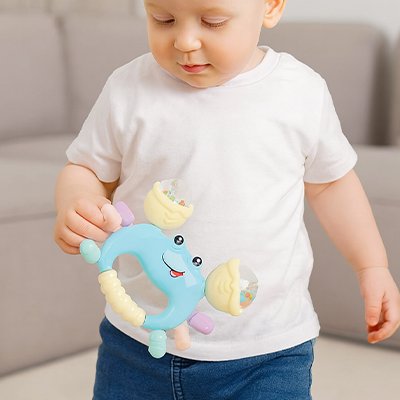 bébé visualise Hochet crabe