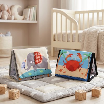  deux beau Livres bébé crabe et éléphant
