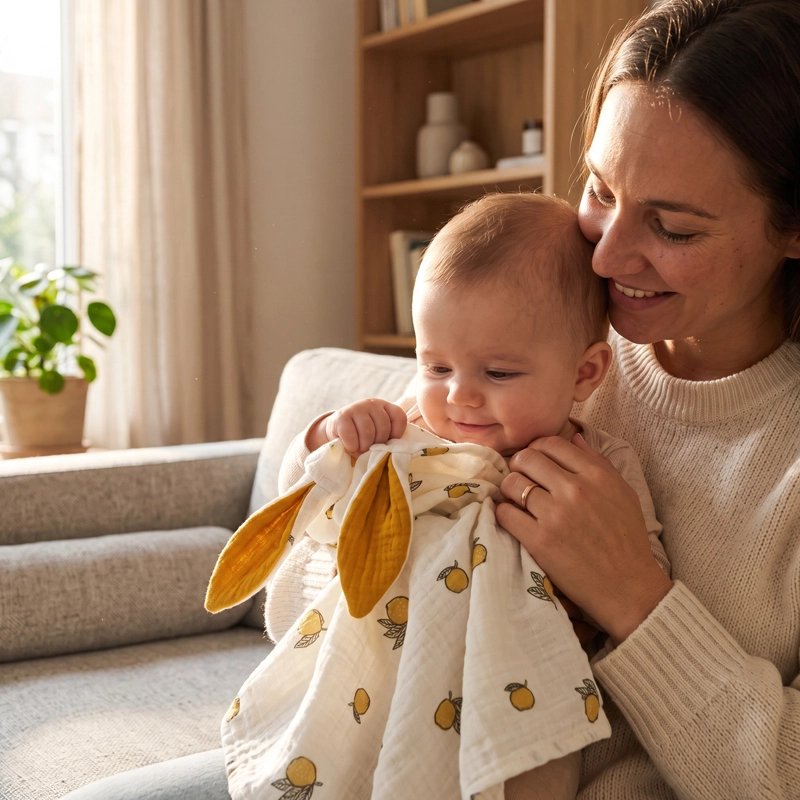 Doudou bebe au citron