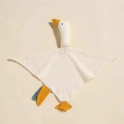 doudou bébé fille cygne blanc