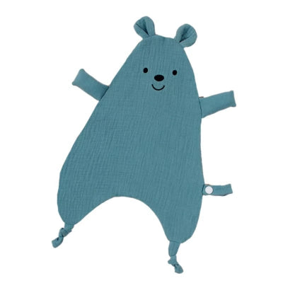 doudou bébé fille ours bleu