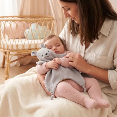 doudou bébé fille ours gris