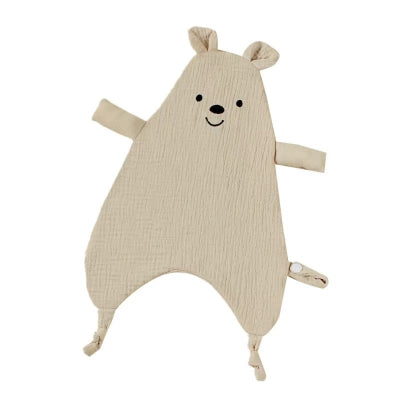 doudou bébé fille ours kaki