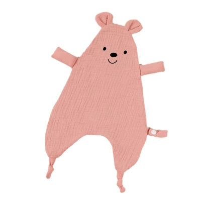 doudou bébé fille ours rose