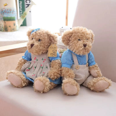 doudou couple ours bleu