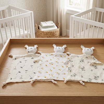 Doudou lapin belle texture