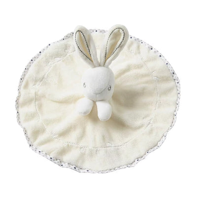 doudou lapin blanc et blanc