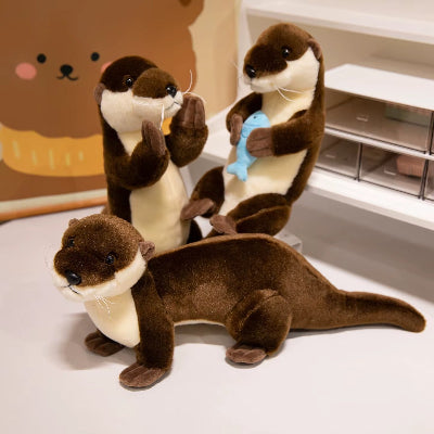 doudou loutre ensemble