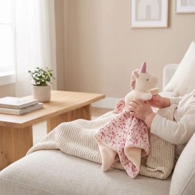 doudou plat licorne