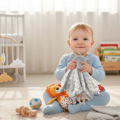 Doudou pour bebe belle position avec bébé