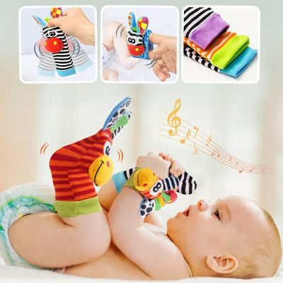 hochet bébé chaussettes musicales