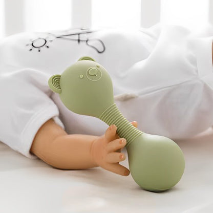 Hochet bebe couleur verte