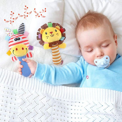 hochet bébé lion ane 