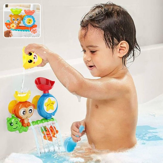 Jouet baignoire bebe avec système hydraulique