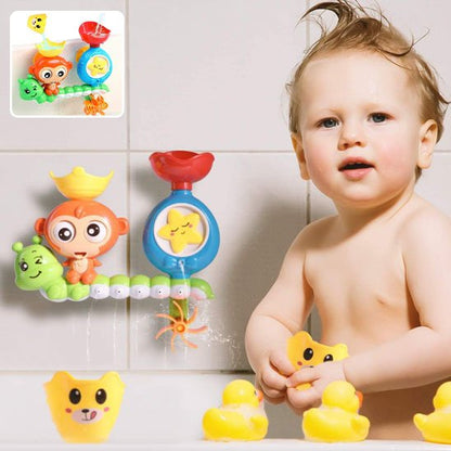 Jouet baignoire bebe fixé dur le mur 