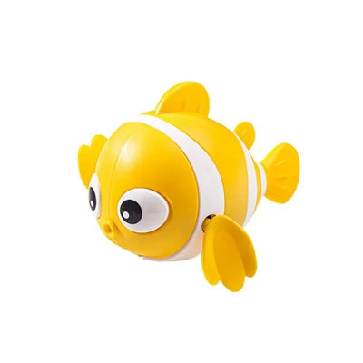  jouet baignoire bebe poisson clown jaune