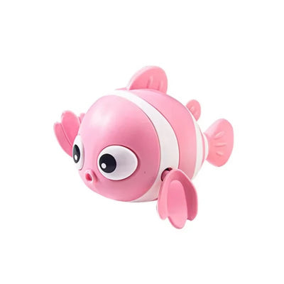 jouet baignoire bebe poisson clown rose
