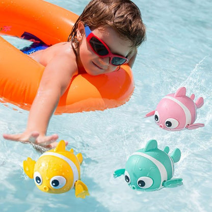 Jouet baignoire bebe poissons flotants
