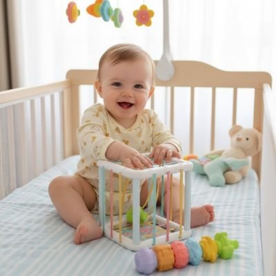 Jouet bébé 6 mois dans son coin jeu