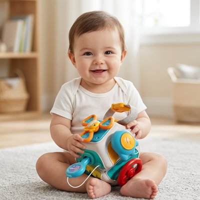 Jouet bebe amusant bébé assis