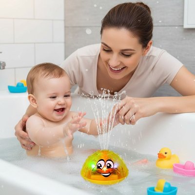 Jouet bebe bain avec  effet fontaine ludique