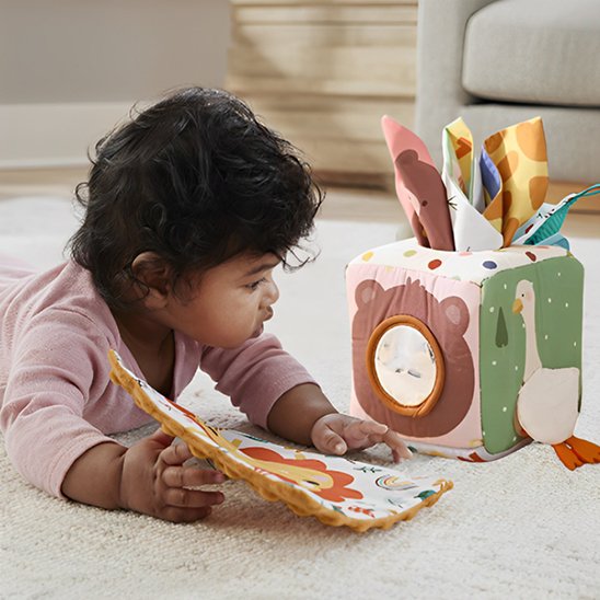 Jouet bebe boite miroir