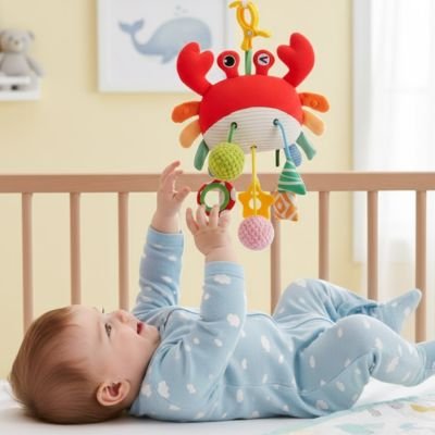 Jouet bebe eveil  crabe belles couleurs