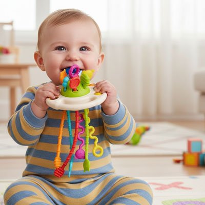Jouet bebe eveil dentition