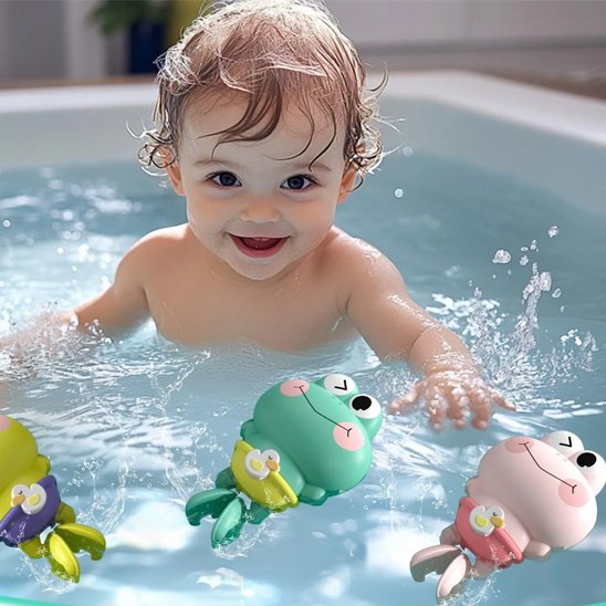 Jouet de bain belles grenouilles