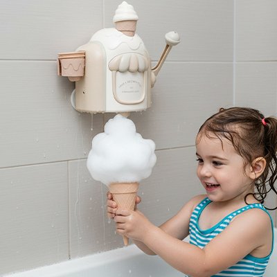 Jouet de bain​  crème à mousse