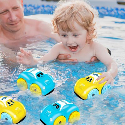 Jouet de bain pour bebe  avec papa