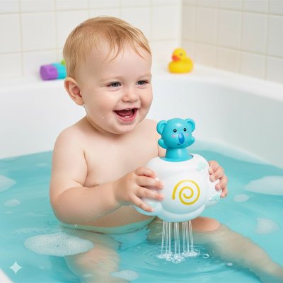 Jouet de bain pour bebe simulation de pluie