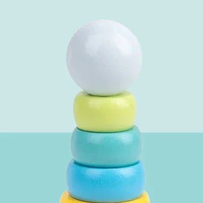 Jouet en Bois - WoodenToys™ - Tour Macaron - Maman Généreuse