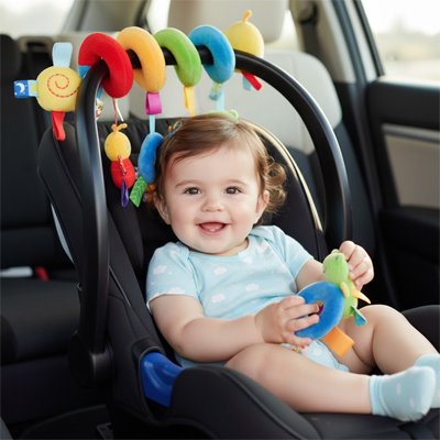 Jouet eveil bebe  spirale au siège auto