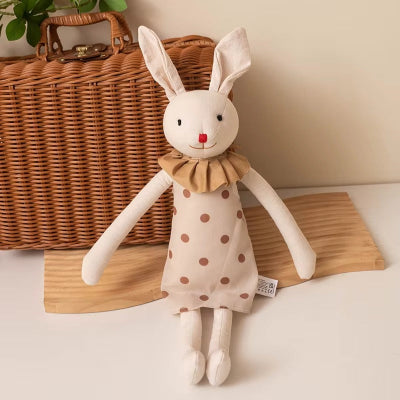 lapin doudou fille marron