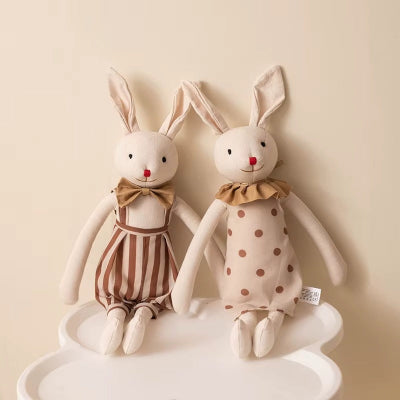 lapin doudou pair position assise